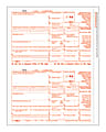 ComplyRight 1099-R Inkjet/Laser Tax Forms, Federal Copy A, 8 1/2" x 11", Pack Of 100 Forms