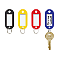 STEELMASTER® Key Tags with Label Windows, Assorted Colors, Pack Of 20