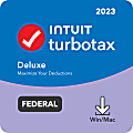 Intuit TurboTax Deluxe Federal Only + E-File, 2023, 1-Year Subscription, Windows®/Mac Compatible, ESD