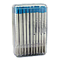 Monteverde® Soft Roll Parker® Style Ballpoint Refills, Medium Point, 0.7 mm, Blue, Pack Of 50