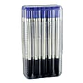 Monteverde® Rollerball Refills For Parker® Rollerball Pens, Fine Point, 0.5 mm, Blue, Pack Of 35 Refills