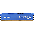 HyperX Fury 4GB DDR3 SDRAM Memory Module - For Desktop PC - 4 GB (1 x 4 GB) - DDR3-1600/PC3-12800 DDR3 SDRAM - CL10 - 1.50 V - Non-ECC - Unbuffered - 240-pin - DIMM