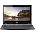 Acer C720-29552G03aii 11.6" LCD Chromebook - Intel Celeron 2955U Dual-core (2 Core) 1.40 GHz - 2 GB DDR3L SDRAM - 32 GB SSD - Chrome OS 64-bit - 1366 x 768 - ComfyView - Granite Gray