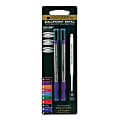Monteverde® Ballpoint Refills For Sheaffer Ballpoint Pens, Medium Point, 0.7 mm, Purple, Pack Of 2 Refills