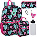 Trailmaker 6-In-1 Backpack Set, Hearts 1 thumbnail image