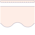 Teacher Created Resources Scalloped Border Trim, 2-3/16" x 35", Blush, Pack Of 12