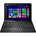 Asus Transformer Book T100 Chi T100CHI-C1-BK 10.1" Touchscreen LCD 2 in 1 Notebook - Intel Atom Z3775 Quad-core (4 Core) 1.46 GHz - 2 GB LPDDR3 - Windows 8.1 - 1920 x 1200 - In-plane Switching (IPS) Technology, TruVivid Technology - Hybrid - Black