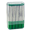 Monteverde® Ballpoint Refills For Sheaffer Ballpoint Pens, Medium Point, 0.7 mm, Green, Pack Of 50 Refills