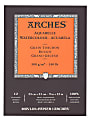 Arches® Watercolor Pads, 9" x 12", Rough, 140 Lb, White, Pack Of 2