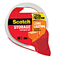Scotch® Long Lasting Storage Packaging Tape With Dispenser, 1 7/8" x 54.6 Yd, Clear 1 thumbnail image