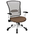 Office Star™ Space Seating Mesh Mid-Back Chair, Taupe/White