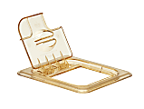 Cambro H-Pan High-Heat GN 1/6 Notched FlipLids, Amber, Set Of 6 Lids 1 thumbnail image