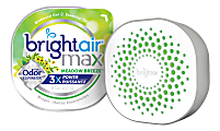 Bright Air Max Scented Gel Odor Eliminator - Gel - 8 oz - Meadow Breeze - 1 Each - Odor Neutralizer, Phthalate-free, Paraben-free, BHT Free, Bio-based, Formaldehyde-free, NPE-free