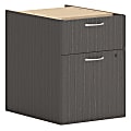 HON Mod HLPLPHBF Pedestal, 20"H x 15"W x 20"D, 2 x Box, File Drawer(s), Slate Teak 1 thumbnail image