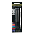 Monteverde® Ballpoint Refills For Waterman Ballpoint Pens, Medium Point, 0.7 mm, Black, Pack Of 2 Refills