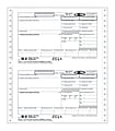 ComplyRight Tax Forms, W-2, Continuous, Employee, Copy B, C, 1 And 2, 4-Part, 9 1/2" x 11", Pack Of 100