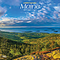 Brown Trout Monthly Regional Wall Calendar, 24" x 12", Wild & Scenic Maine, January to December 2022, 9781975439095 1 thumbnail image