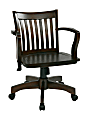 Office Star™ Deluxe Wood Banker's Chair, Espresso