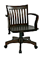 Office Star™ Deluxe Wood Banker's Chair, Espresso 1 thumbnail image