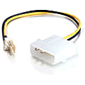 C2G - Power cable - 3 pin internal power (M) to 4 pin internal power (5V) (M) - 7.9 in