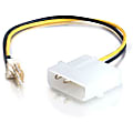 C2G - Power cable - 3 pin internal power (M) to 4 pin internal power (5V) (M) - 7.9 in 1 thumbnail image