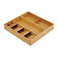 Joseph Joseph Bamboo Utensils Drawer, 2-1/2”H x 15-1/4”W x 15”D, Brown 1 thumbnail image