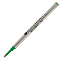 Monteverde® Rollerball Refills For Waterman Rollerball Pens, Fine Point, 0.5 mm, Green, Pack Of 6 Refills
