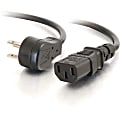 C2G 3ft 18 AWG Universal Flat Panel Power Cord (NEMA 5-15P to IEC320C13) -  - 27901 1 thumbnail image