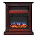 Cambridge® Sienna Electric Fireplace With Multicolor LED Insert, 34", Cherry 1 thumbnail image