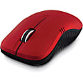 Verbatim® Commuter Series USB Type-A Wireless Notebook Optical Mouse, Matte Red, 99767