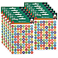 Eureka Mini Stickers, Mickey Mouse Clubhouse Gears, 704 Stickers Per Pack, Set Of 12 Packs