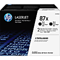 HP 87X Black High Yield Toner Cartridges, Pack Of 2, CF287XD 1 thumbnail image
