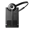 Jabra Pro 920 Mono Headset - Mono - Wireless - DECT - 393.7 ft - Over-the-head, Behind-the-neck - Monaural - Supra-aural - Noise Cancelling, Noise Reduction Microphone