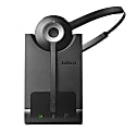 Jabra Pro 920 Mono Headset - Mono - Wireless - DECT - 393.7 ft - Over-the-head, Behind-the-neck - Monaural - Supra-aural - Noise Cancelling, Noise Reduction Microphone - Black 1 thumbnail image