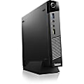 Lenovo ThinkCentre M83 10E9000PUS Desktop Computer - Intel Core i3 i3-4130T 2.90 GHz - 4 GB DDR3L SDRAM - 500 GB HDD - Windows 8.1 Pro 64-bit downgradable to Windows 7 Professional - Tiny - Business Black 1 thumbnail image