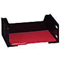 Eldon® High-Capacity Stackable® Desk Tray, Side Load, Letter, Black
