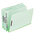 Pendaflex® Pressboard Expanding Folders, 3" Expansion, 8 1/2" x 11", Letter Size, Green, Box Of 25 Folders