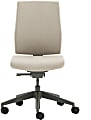 Allermuir Freeflex Armless Task Chair, Pebble/Light Gray/Gray