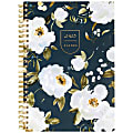 2025 Leah Bisch™ for Cambridge® Weekly/Monthly Planner, 5-1/2" x 8-1/2", Navy Floral, January To December, LB34-200 1 thumbnail image