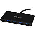 StarTech.com 4 Port USB C Hub with 4x USB Type-A USB 3.0 SuperSpeed 5Gbps - 60W Power Delivery Passthrough - Portable C to A Adapter Hub hub - USB Type-C host to 4x USB-A - 4-Port USB C Hub with Power Delivery 2.0 up to 60W