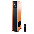 BeFree Sound Bluetooth® Tower Speaker, 35-1/2"H x 6-1/2"W x 11-3/4"D, Wood, 99595897M