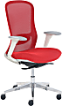 StyleWorks Tokyo Ergonomic Mid-Back Ergonomic Mesh Chair, Crimson