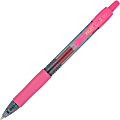Pilot G2 Gel Pen, Fine Point, 0.7 mm, Clear Barrel, Blush Pink Ink