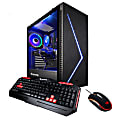 iBUYPOWER Slate 2 PRO 116i - Tower - Core i7 9700F / 3 GHz - RAM 16 GB - SSD 480 GB, HDD 1 TB - Radeon RX 5700 XT - GigE - WLAN: 802.11a/b/g/n/ac - Win 10 Home 64-bit - monitor: none - black 1 thumbnail image