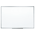 Mead® Melamine Non-Magnetic Dry-Erase Whiteboard With Marker Tray, 72" x 48", Aluminum Frame With Silver Finish 1 thumbnail image