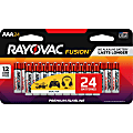 Rayovac Fusion Alkaline AAA Batteries - For Toy, Digital Camera - AAA - Alkaline