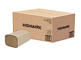 Highmark® ECO Single-Fold 1-Ply Paper Towels, 100% Recycled, Natural, 250 Sheets Per Roll, Pack Of 16 Rolls 1 thumbnail image