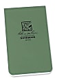 Rite In The Rain Top-Bound Memo Books, 3-1/4” x 5-1/2”, Green, Pack Of 12 Books 1 thumbnail image