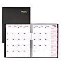Brownline® CoilPro™ 14-Month Monthly Planner, 11" x 8 1/2", Black, December 2017 to January 2019 (CB1262C.BLK-18)
