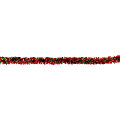 Amscan Christmas Giant Tinsel Garland, 2”H x 108”W, Red/Green